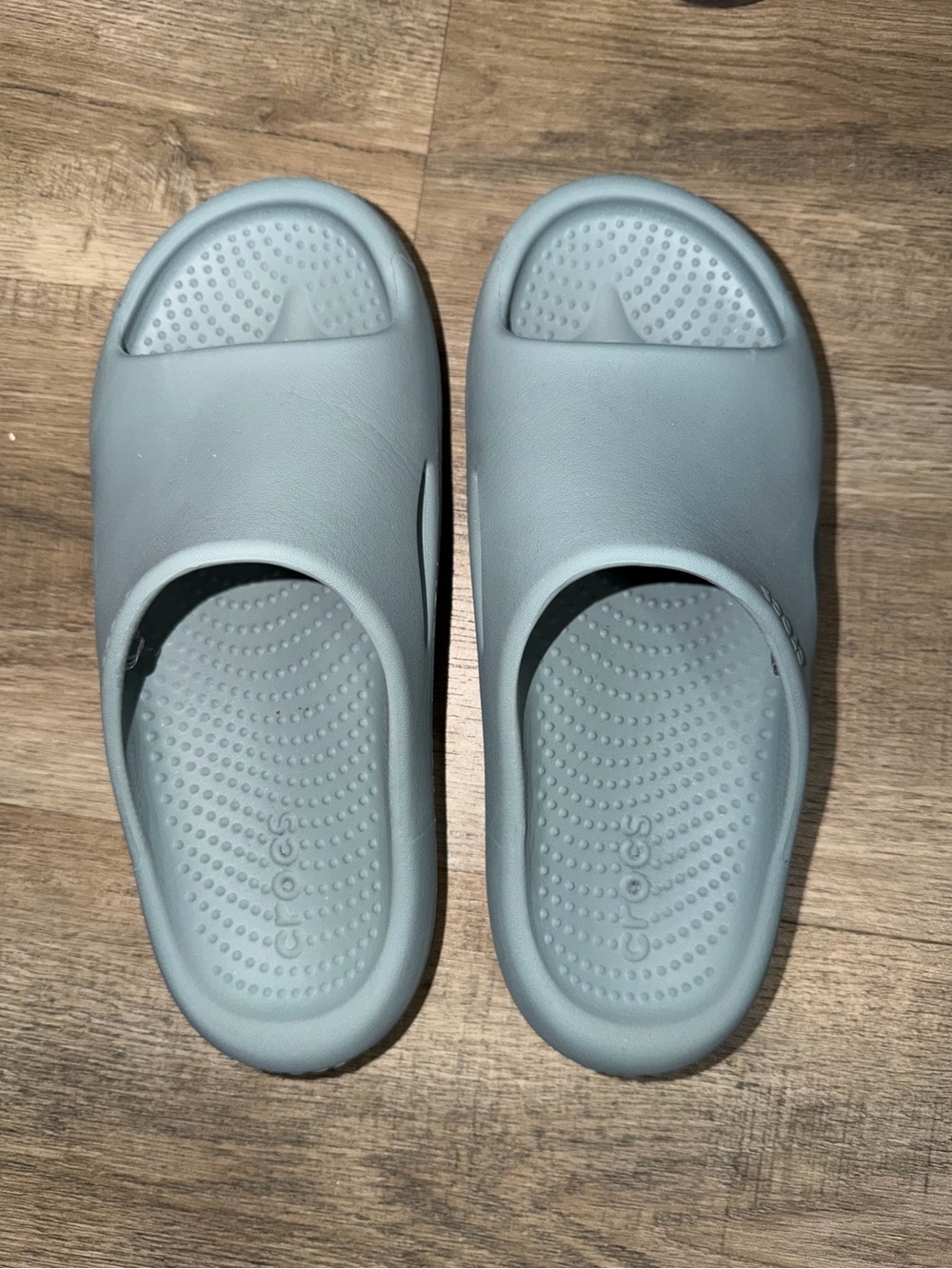 Perfect condition!!! CROCS Classic Slide — teal blue
